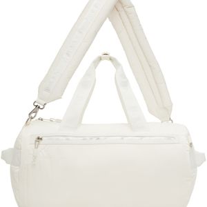 Adidas x Ivy Park White Padded Duffle Bag
